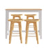 Artiss Bar Table and Stools Set Dining Desk Kitchen Chairs Cafe Pub