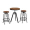 Artiss Bar Table Stools Set Dining Desk Industrial Kitchen Chairs Cafe Pub