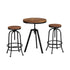 Artiss Bar Table Stools Set Dining Desk Industrial Kitchen Chairs Cafe Pub