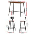 Artiss Bar Table and Stools Set Dining Desk Kitchen Chairs Cafe Pub