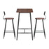 Artiss Bar Table and Stools Set Dining Desk Kitchen Chairs Cafe Pub
