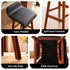 Artiss 3 Piece Bar Table and Stools Set Industrial Kitchen Breakfast Bar Brown