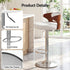 Artiss 4x Bar Stools Counter Chair Kitchen Bentwood Gas Lift PU Leather White