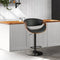 Artiss Ambrus Adjustable Swivel Bar Stool PU Leather Kitchen Counter Chair Black