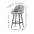 2x Bar Stools Upholstered Stool Counter Seat Kitchen Dining Chairs