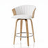 Artiss 66cm Seat Height Wooden Bar Stools Swivel Kitchen Counter Stool Chair