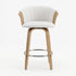 Artiss 66cm Seat Height Wooden Bar Stools Swivel Kitchen Counter Stool Chair