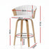 Artiss Wooden Bar Stools Set of 3 Swivel Kitchen Counter Stools Chair 66cm