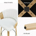 Artiss 4x Swivel Bar Stools PU Leather Bentwood Chairs White Kitchen