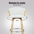 Artiss 4x Bar Stools Swivel Leather Chairs Wooden