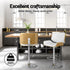 4x Bar Stools Adjustable Leather Chairs