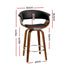 Artiss Bar Stools Swivel PU Seat Wooden