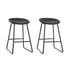 Artiss 2x Bar Stools Kitchen Dining Chairs Counter Stool PU Leather Metal