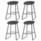 Artiss 4x Bar Stools Kitchen Dining Chairs Counter Stool PU Leather Metal