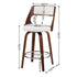 Artiss Wooden Bar Stools Set of 4 Swivel Kitchen Counter Stools Chair 65cm
