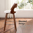 Artiss Wooden Bar Stools Set of 4 Swivel Kitchen Counter Stools Chair 65cm