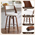 Artiss Wooden Bar Stools Set of 4 Swivel Kitchen Counter Stools Chair 65cm