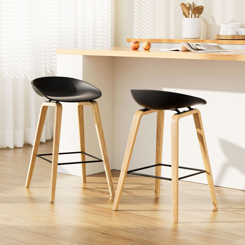 Artiss 2x Bar Stools Wooden