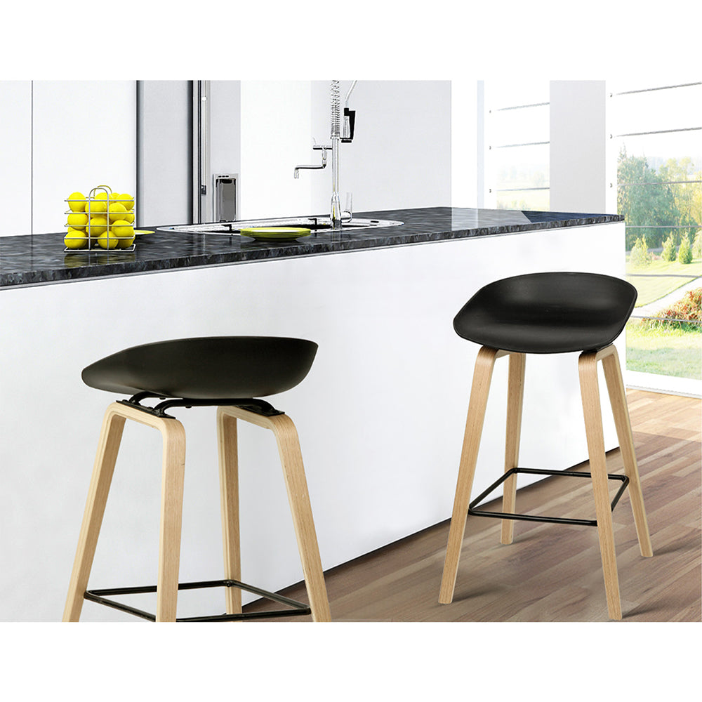 Artiss 2x Bar Stools Wooden