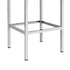 Artiss 2x Bar Stools Leather Padded Metal White