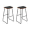 Artiss Bar Stools Kitchen Counter Stools Metal Chairs x2