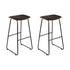 Artiss Bar Stools Kitchen Counter Stools Metal Chairs x2