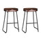 Artiss 2x Bar Stools Tractor Seat 65cm