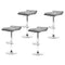 Artiss 4x Bar Stools Linen Padded Gas Lift