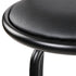 Artiss Set of 2 Swivel Bar Stools – Black, PU Leather, 75cm Seat Height