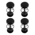 Artiss 4x Bar Stools Leather Padded Gas Lift Black