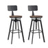 Artiss Bar Stools Kitchen Counter Chairs Vintage Metal Chairs x2