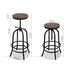 Artiss Bar Stools Adjustable Wood Chairs