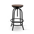 Artiss 3x Bar Stool Backless Swivel Counter Barstools 70-90cm Seat Height Adjustable Industrial