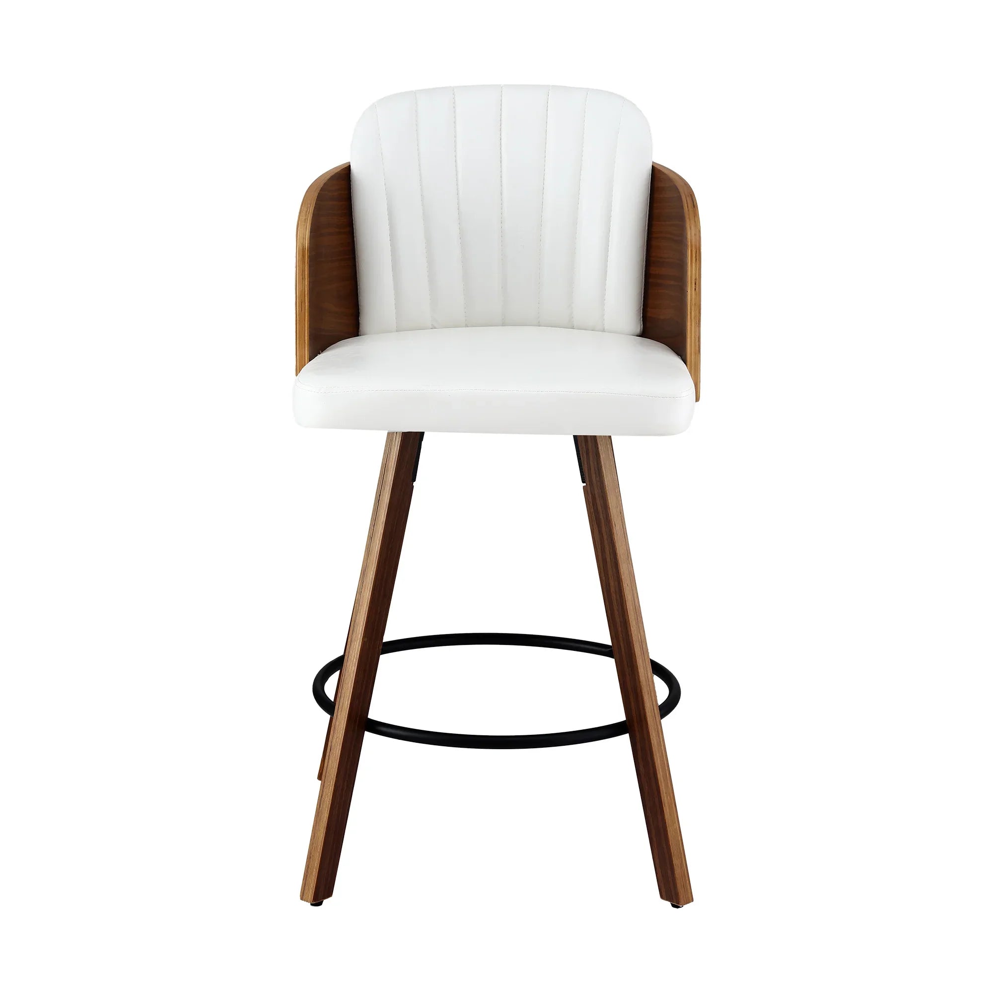 Wooden Bar Stools Swivel Kitchen Counter Stool Chair 58cm Seat Height