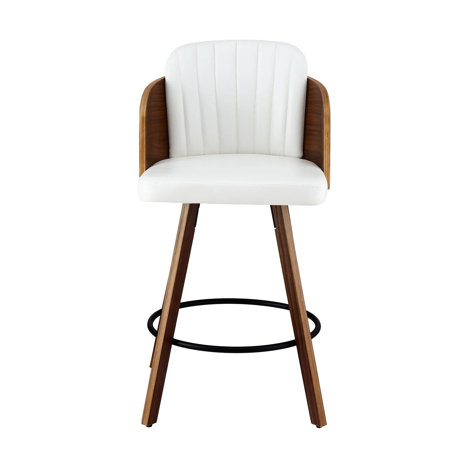 Wooden Bar Stools Swivel Kitchen Counter Stool Chair 58cm Seat Height