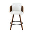 Wooden Bar Stools Swivel Kitchen Counter Stool Chair 58cm Seat Height