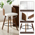 Wooden Bar Stools Swivel Kitchen Counter Stool Chair 58cm Seat Height