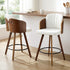 Wooden Bar Stools Swivel Kitchen Counter Stool Chair 58cm Seat Height