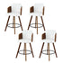 Wooden Bar Stools Swivel Kitchen Counter Stool Chair 58cm Seat Height