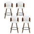 Wooden Bar Stools Swivel Kitchen Counter Stool Chair 58cm Seat Height