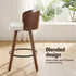 Wooden Bar Stools Swivel Kitchen Counter Stool Chair 58cm Seat Height