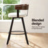 4x  Bar Stools Swivel Kitchen Chairs Metal Legs Bentwood Counter White PU
