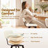 Artiss Bar Stools Set of 2 Swivel Counter 68cm Height Stools w/ Padded Backrest Beige