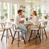 Artiss Bar Stools Set of 4 Swivel Counter 68cm Height Stools w/ Padded Backrest Beige