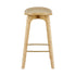 2x Bar Stools Bamboo Rattan Stool Counter Chair Kitchen Barstools