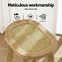 2x Bar Stools Bamboo Rattan Stool Counter Chair Kitchen Barstools