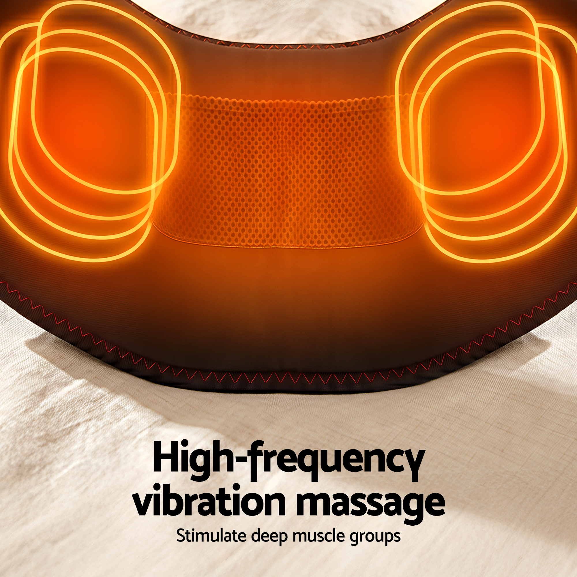 Lumbar Traction Massage Belt – Airbag Stretch, Heat, Vibration, 124cm