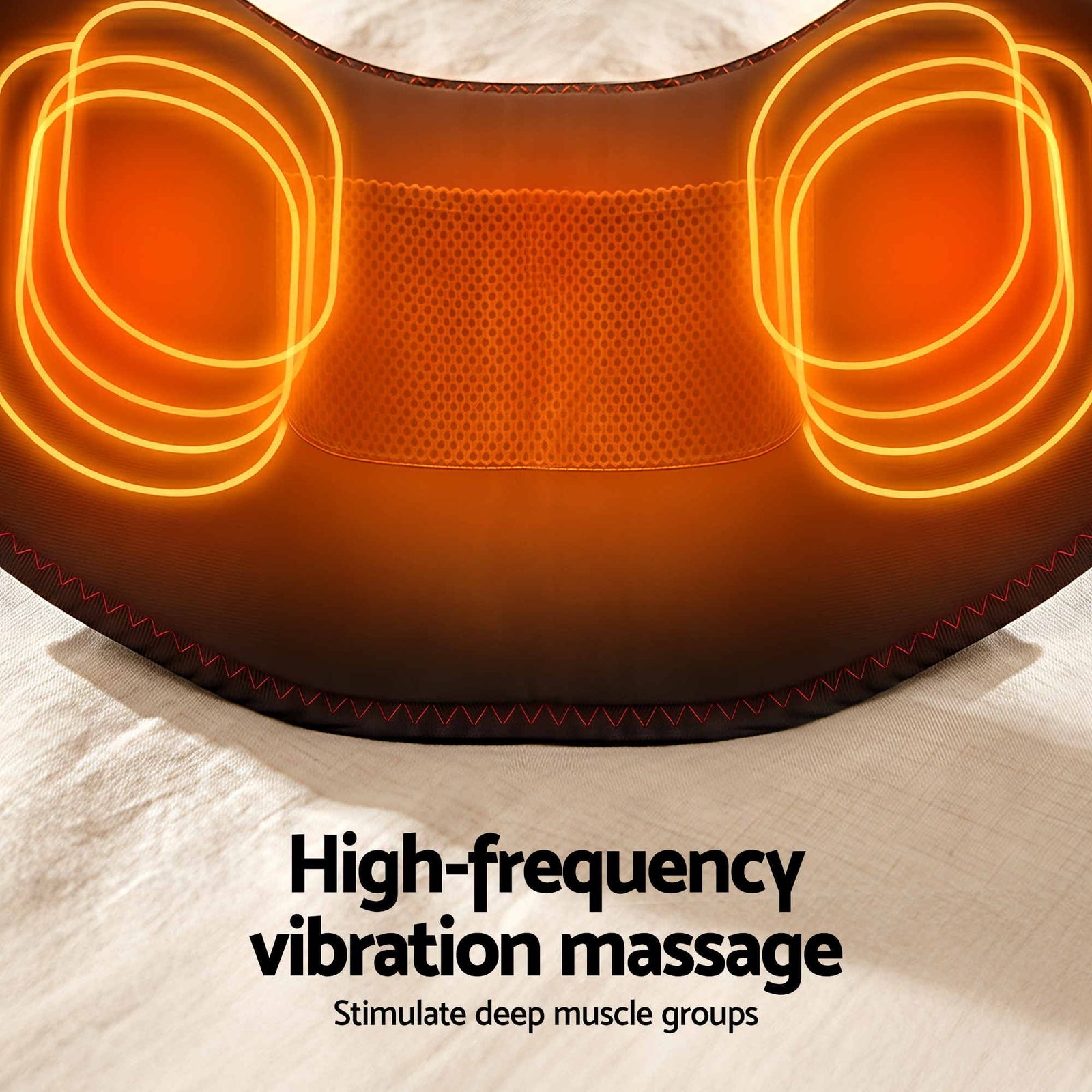 Lumbar Traction Massage Belt – Airbag Stretch, Heat, Vibration, 124cm