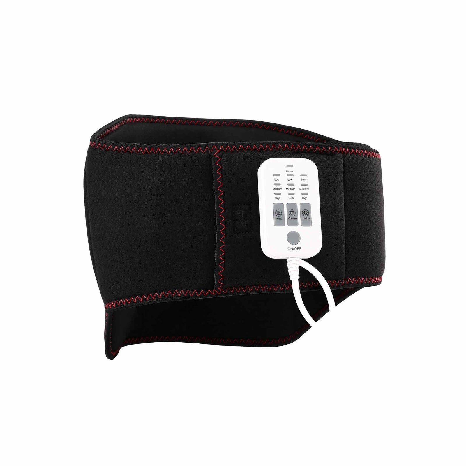 Lumbar Traction Massage Belt – Airbag Stretch, Heat, Vibration, 124cm