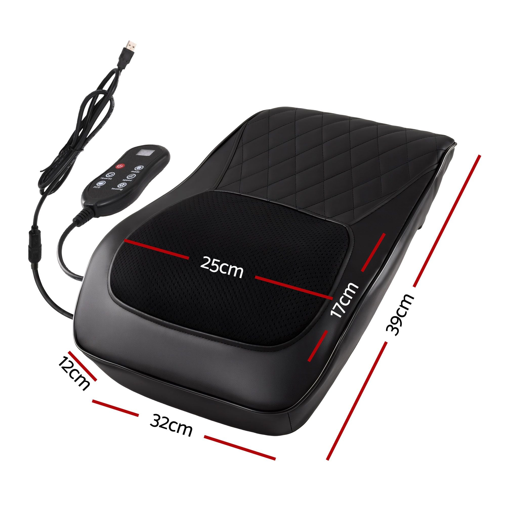 Traction Back Massager – Dynamic Lift, Heat, Vibration, Remote, 2000mAh